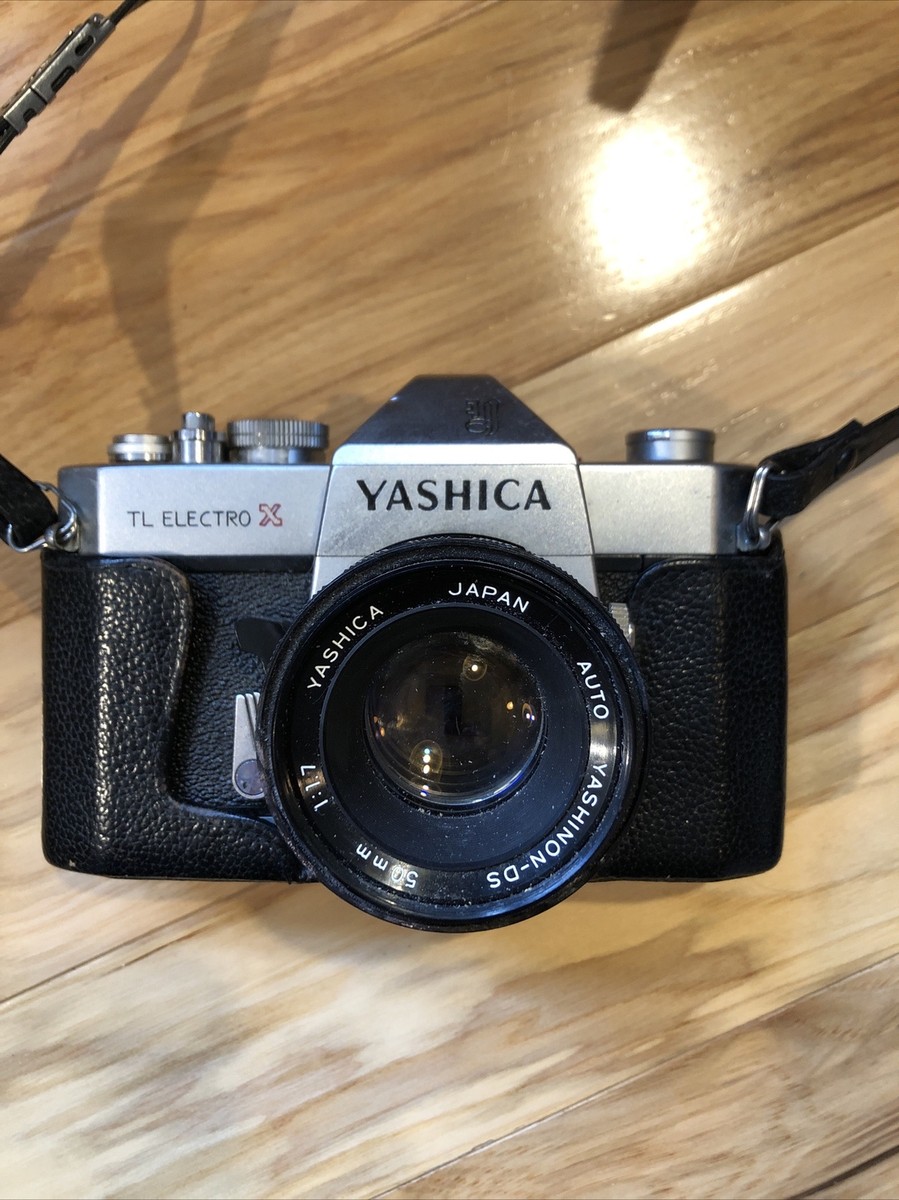 【完動品】YASHICA TL ELECTRO X / 50mm F1.7 YASHICA TL ELECTRO X SLR Film Camera With M4/2 Yashinon 50MM