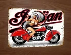 Indian Motorcycle Vintage Metal Sign  12 x 16