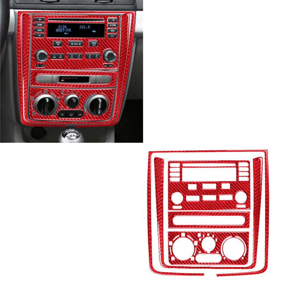 Kit completo interior de fibra de carbono rojo 26* para Chevrolet Cobalt 2005-2010 Foto 4 de 4