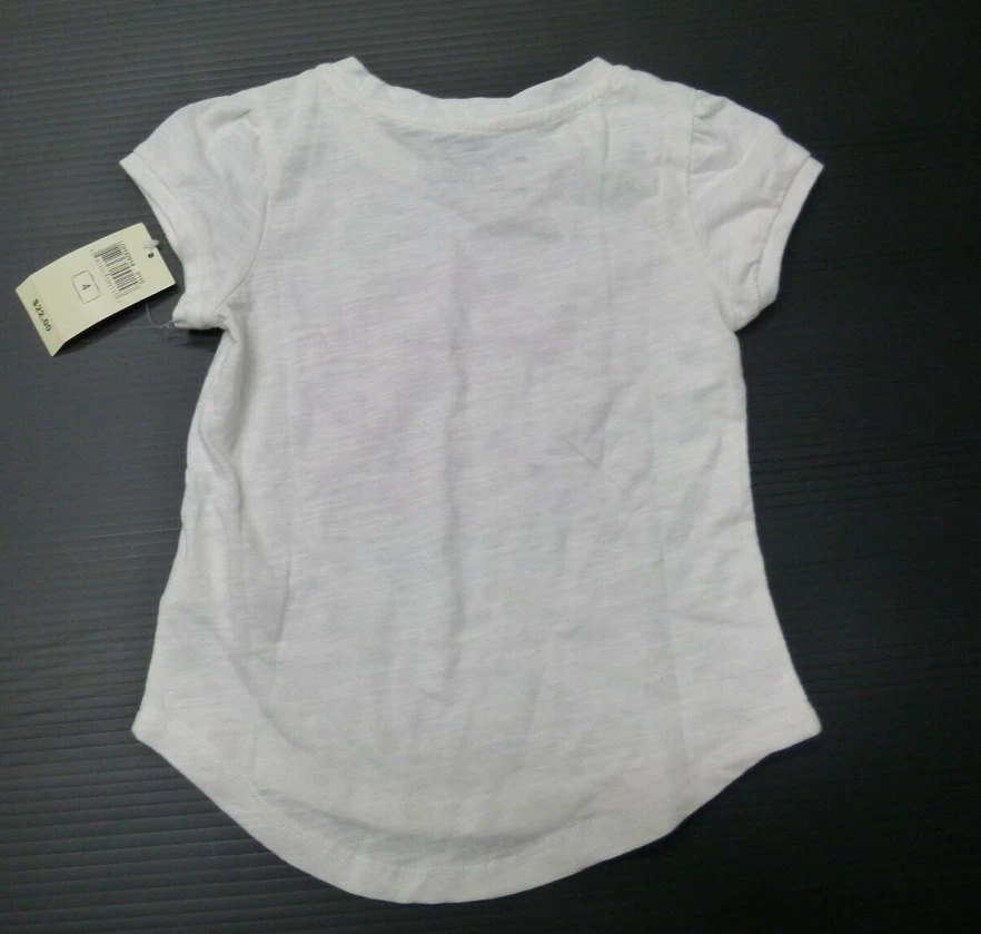 Camiseta Lucky Brand Girls tamanho 4 Lucky Girl nova - Imagem 3 de 3