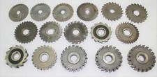 14x Frez tarczowy Frez rowkowy - Ø 120 - 130 mm - 5 - 28 mm - HSS z prostym zębem
