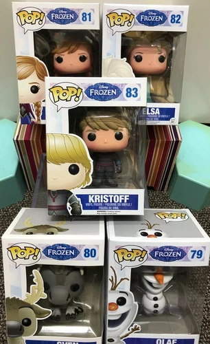 Funko Pop Disney Frozen Anna Elsa Kristoff Olaf & Sven Vinyl Doll Figure Set-5.