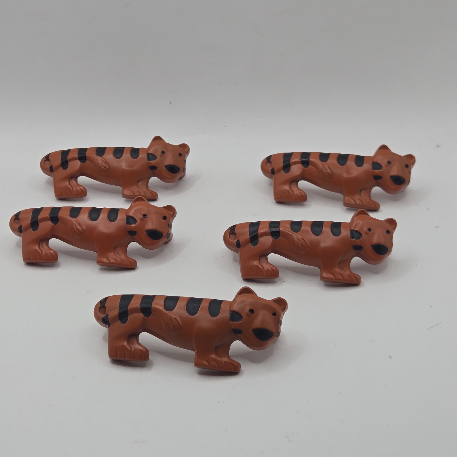 Orange Tiger Safari Drawer Pulls Child Handles Kids Room 2005 KBC Lot Of Five 5
