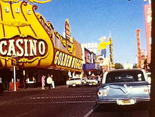 8mm Film Las Vegas Strip 1960s Home Movie Hoover Dam Neon Nugget Pioneer Cars