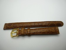 NOS Debeer Europa Alligator Grain Handcrafted Watch Wrist Band 12 mm No Case