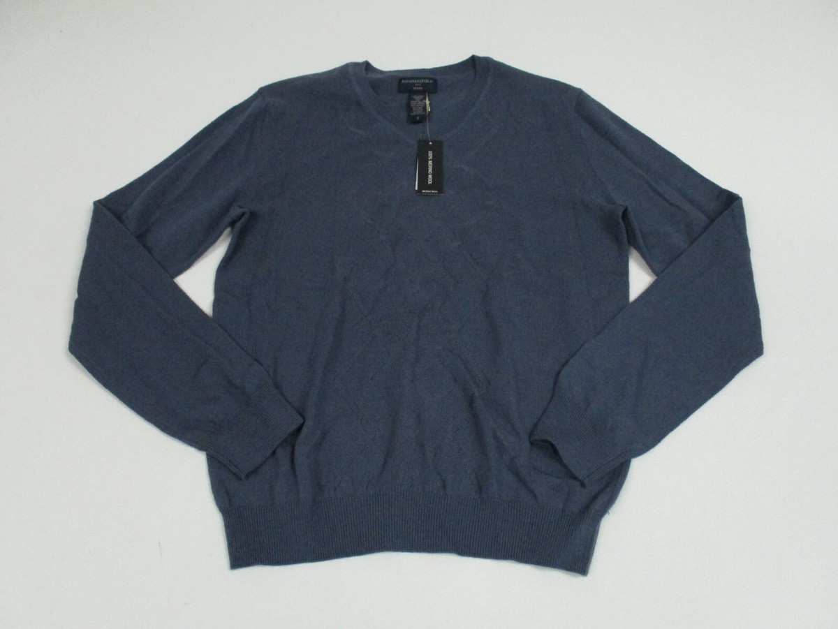 Pull Banana Republic Gris Et Bleu – Taille S – Femme