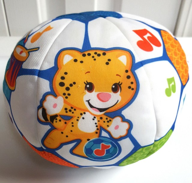 Fisher Price Musical Move & Groove Soccer Ball 2014 Baby Toddler Toy eBay