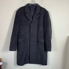 Sisley Women's Size 52 Over Coat Peacoat Jacket Gray Wool Blend