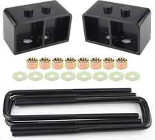 3'' Rear Leveling Lift Kit Lift Block+U Bolt For 2004-2022 FORD F150 2WD 4WD