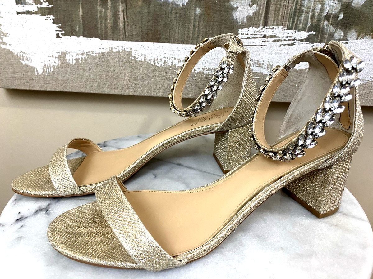 Jewel Badgley Badgley Mischka Embellished Heel JEWEL Badgley