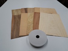 WOOD VENEER JOINTING TAPE - White - 200 METRES x 20mm...Free A4 Veneer