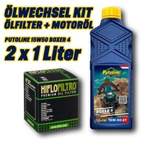 ÖLfilter MotoröL Kit 2L 15W50 Boxer 4 (FüR: Suzuki GSX-R 125 Abs DL33 22-25 )