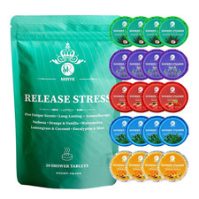 Shower Steamers Aromatherapy, 20-Pack Shower Bombs with Natural Essential Oils  