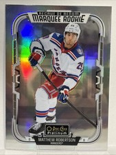 2025-26 OPC Platinum Matthew Robertson Marquee Rookie Rainbow -Rangers