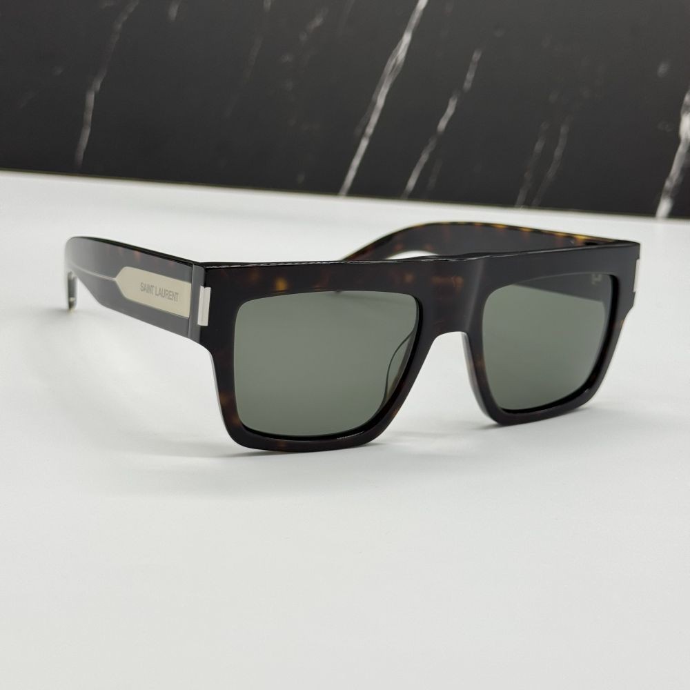 NUOVI OCCHIALI DA SOLE SAINT LAURENT SL628 003 UNISEX HAVANA SQUARE EYEWEAR SL 628 003