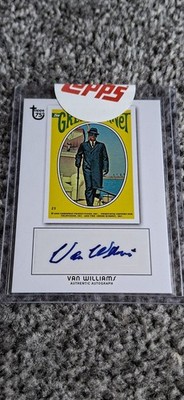 Topps Van Williams Green Hornet Sealed Autograph 75th Anniversary