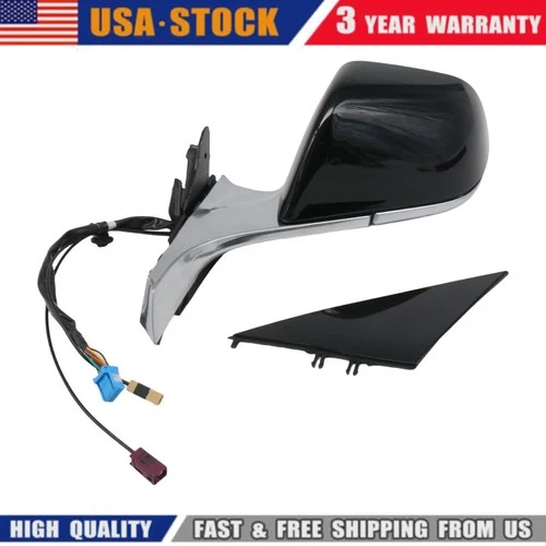 Left Driver Side Mirror Heated Power Fold New Fit For Tesla Model 3 2017-2023