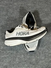Hoke One One Men’s White Bondi 8 Sz 11.5D Running Sneakers 