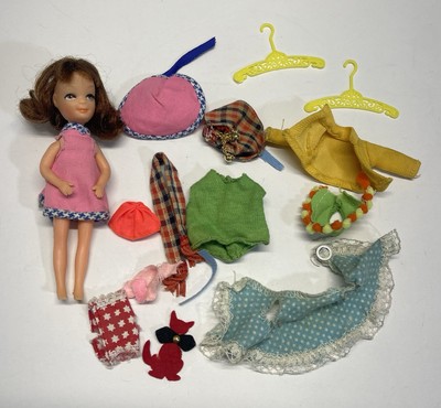 U.D. Co Brunette 1970 Vintage 5  Doll & Clothing *Unsure If Original  * Read