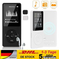 Bluetooth MP3 Player HiFi Bass Musik Spieler HD mit FM Radio Alarm Support 128GB
