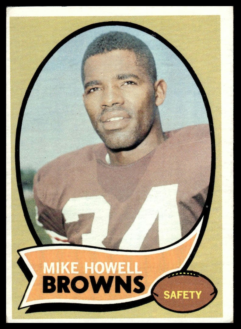 1970 Topps Mike Howell #91 🔥 RC Cleveland Browns