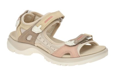 Ecco Schuhe OFFROAD beige Damen Sandale Sandaletten 06956360705 NEU