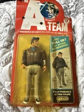 Vintage 1983 Galoob The A-Team Howling Mad Murdock Figure On Original Card Rare
