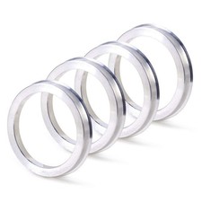 4pc Wheel Hub Centric Rings 72.6 to 64.1 - OD 72.6mm ID 64.1mm - Aluminium Al...