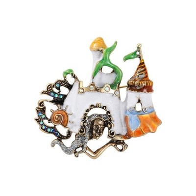 Unique Mansion Plan Brooch Gentle Substance For Weddings Parties Dates