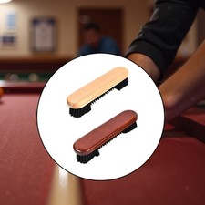Pool Table Corner Brush Wood Handle Billiards Rail Brush