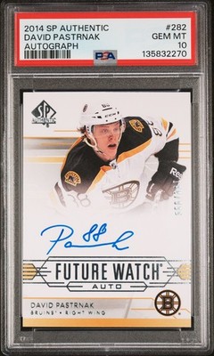 2014 SP AUTHENTIC AUTO #282 DAVID PASTRNAK 194/999 PSA 10