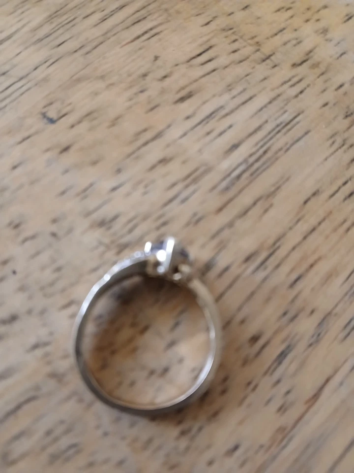 Anel de topázio místico tamanho 7 diamantes reais - Imagem 2 de 4