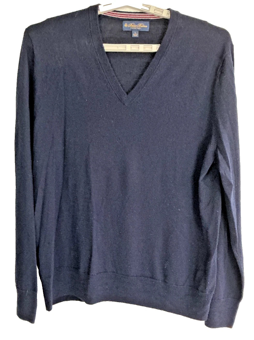 Brooks Brothers Sweater Mens Large 100% Italian Merino Wool V Neck Blue
Opens in a new window or tab