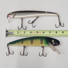 Set di (2) Esche Muskie Muschiate in Legno Corpo 8-1/2" - Usate
