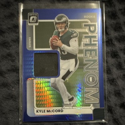 Panini Donruss Optic 2025 Kyle McCord Rookie Phenoms #RPBH-KMD Eagles Patch