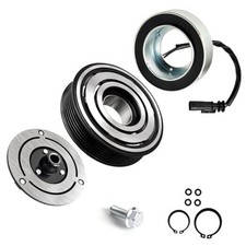 A/C Compressor Clutch Assembly Kit Plate Pulley Bearing Coil Replacement for