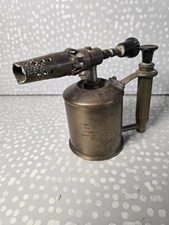 Vintage Swedish Max Sievert Brass Blow Lamp Torch 