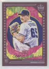 2022 Panini Diamond Kings Rookies II Plum Frame Spencer Strider #142 qf8