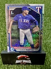 2024 Bowman Chrome Curley Martha Mega Box Silver Mojo Refractor 1st Rangers