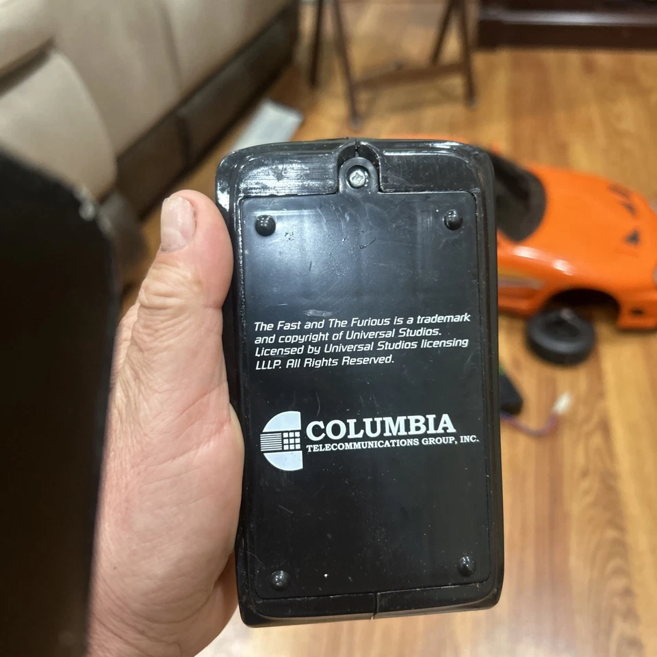 ORANGE 1995 TOYOTA SUPRA JADA TOYS RC CAR  REMOTE  SELLING AS PARTS & REPAIRS  - Image 3 of 4