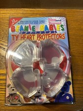 Ty Official Beanie Babies Heart Tag Protectors 10-Pack New 