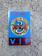 Guns N’ Roses 1992 VIP Laminate Pass - Stadium Tour - OTTO Backstage Metallica