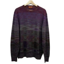 MISSONI - Purple Bordeaux Multi Men's Sweater