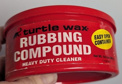 Rare Vtg Turtle Wax Rubbing Compound 80% Full