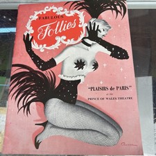 Fabulous Follies Plaisirs de Paris at the Prince of Wales Playbill 1957
