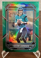 2022 Panini Prizm Trevor Lawrence Green Prizm Refractor #131 Jacksonville Jaguar