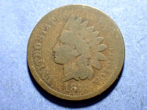 1875 Indian Cent  AG