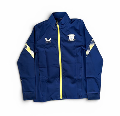 Kinder Preston North End FC Jacke Fußball Castore Anthem Jacket - Neu