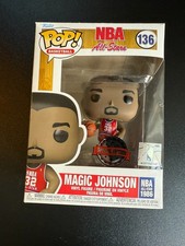 Funko Pop NBA Magic Johnson #136 Edición Especial Target Con Exclusivo Nuevo