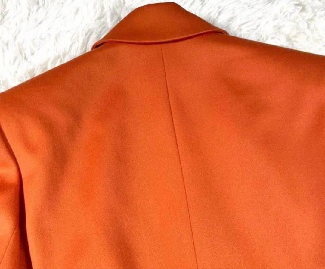 Christian Dior Double Breasted Jacket Size 38 Orange Classic Design thumbnail 5
